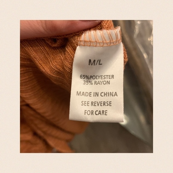 Rib Knit Ruffle Mini Dress in Chai - Picture 8 of 8